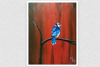 Paint Nite: Bluebird Branches Out